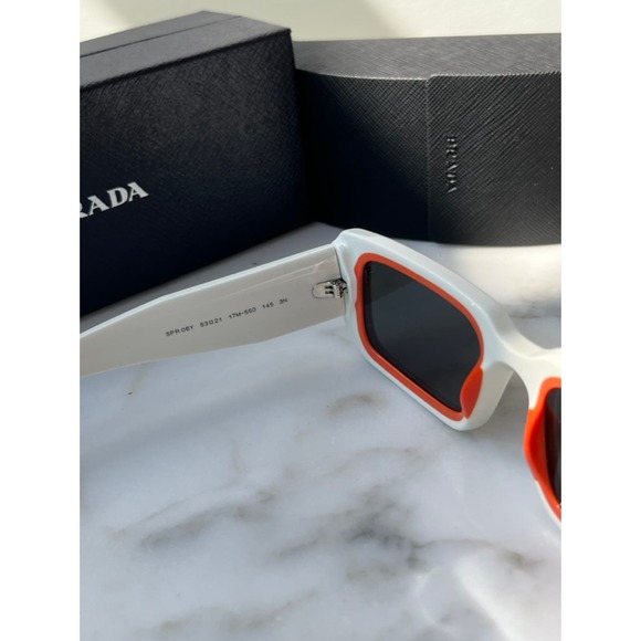 NEW Prada PR06YS Sunglasses in Talc White - Picture 7 of 7